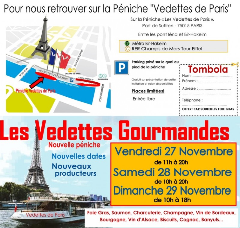 RDV salon “Les Vedettes Gourmandes”